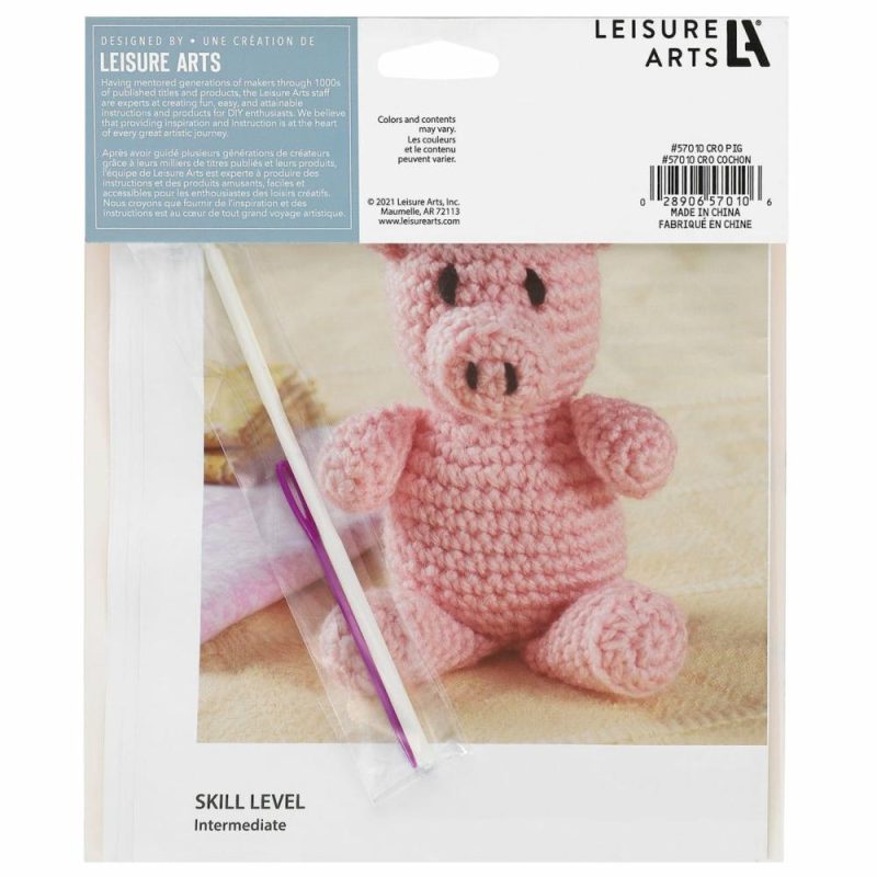 Pig Crochet Friend Kit  |   Crochet Supplies Crochet Supplies Crochet Supplies