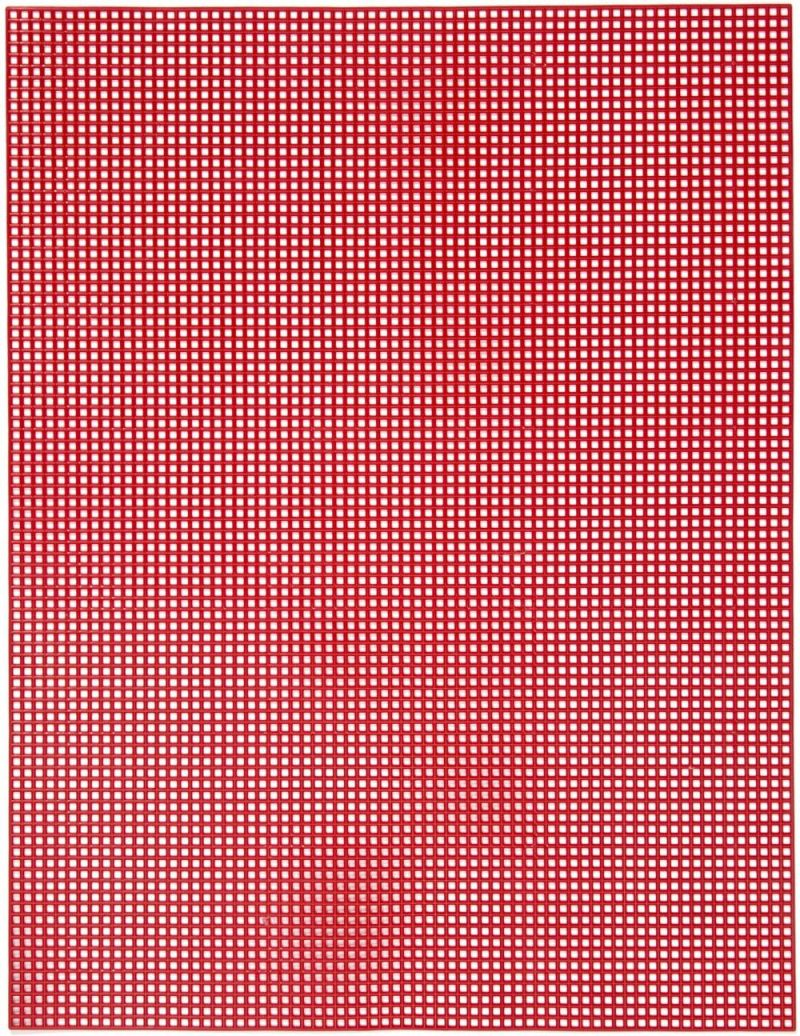 Plastic Canvas 7 Count 10″X13″-Christmas Red  |   Cloth & Canvas Cloth & Canvas Cloth & Canvas