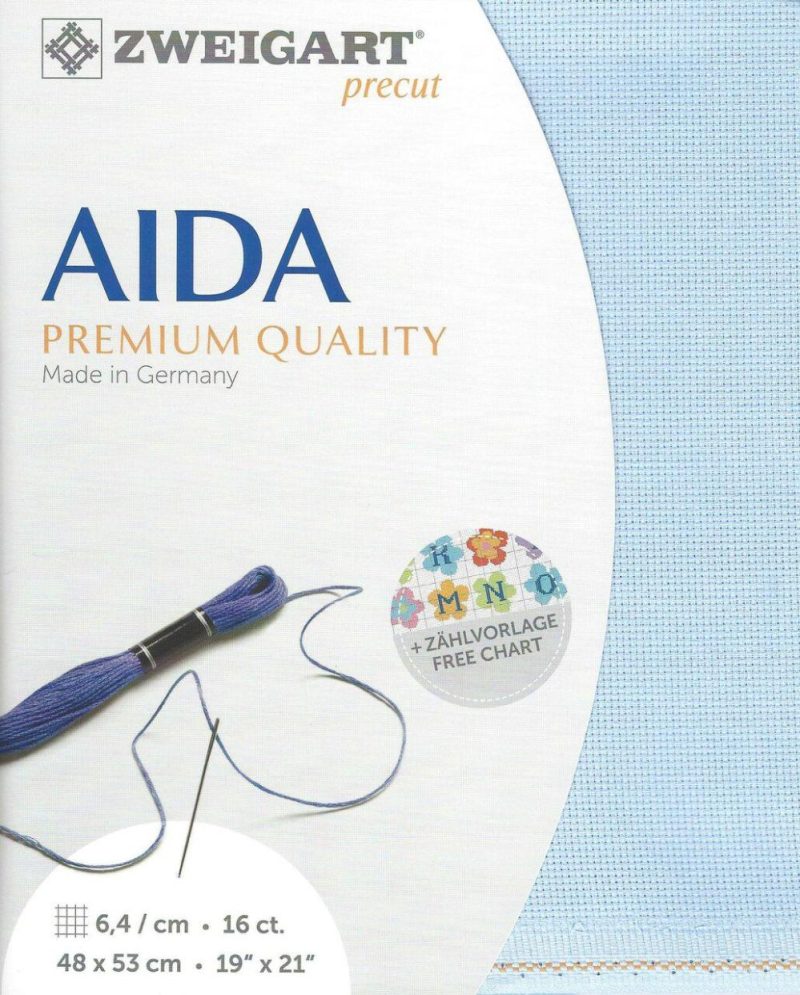 Precut Aida 3251/503 Blue  |   Cloth & Canvas Cloth & Canvas Cloth & Canvas