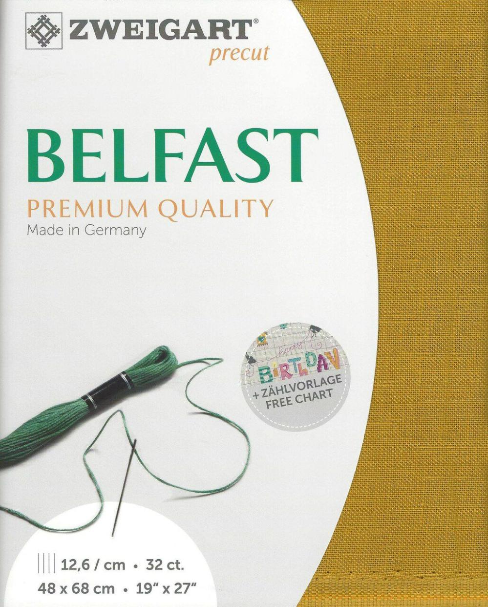 Precut Belfast 32 count Curry 3609/3008  |   Cloth & Canvas Cloth & Canvas Cloth & Canvas