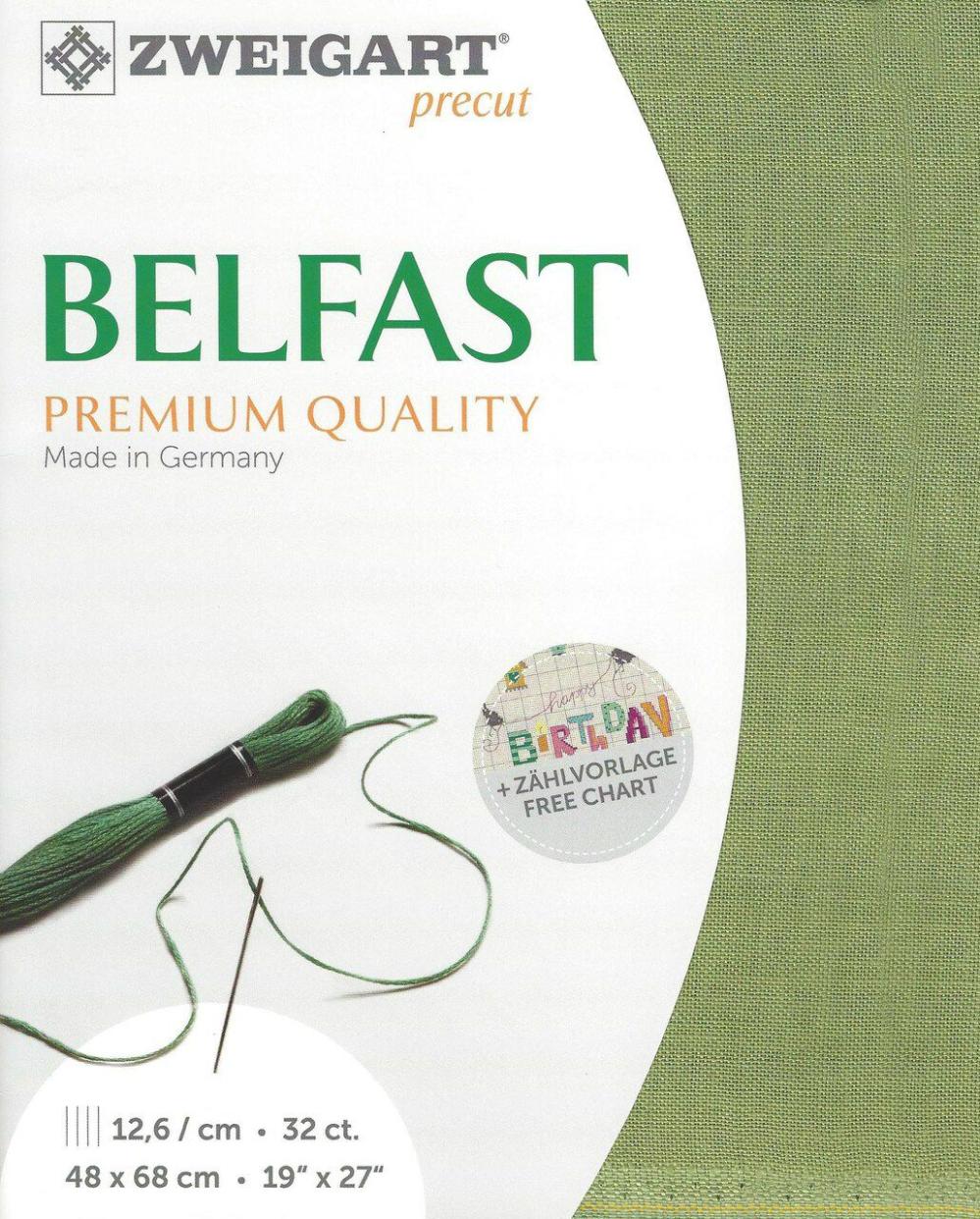 Precut Belfast 32 count Olive 3609/6016  |   Cloth & Canvas Cloth & Canvas Cloth & Canvas