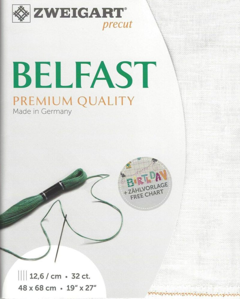 Precut  Belfast 32 count White 3609/100  |   Cloth & Canvas Cloth & Canvas Cloth & Canvas