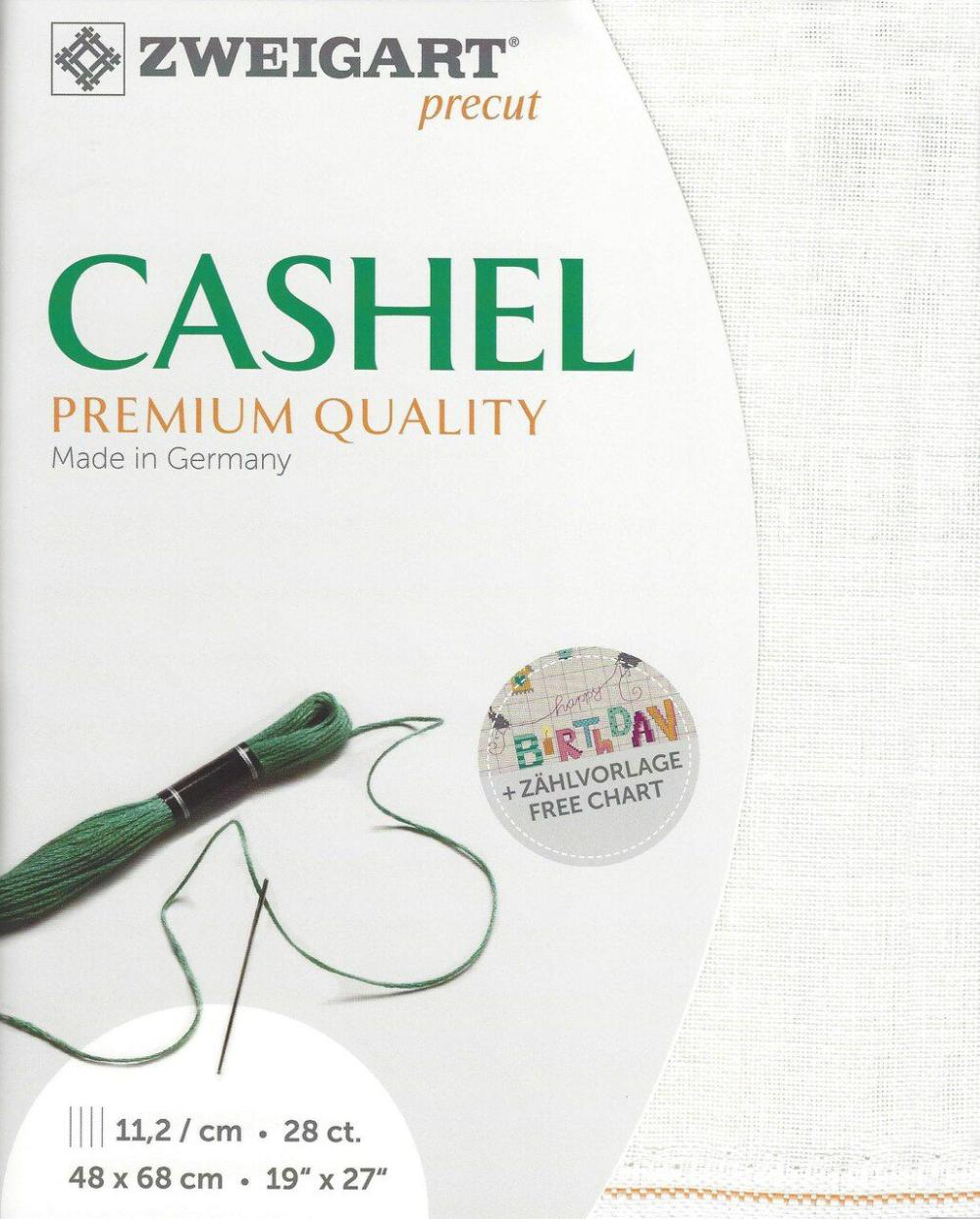 Precut Cashel 28 count Antique White 3281/101  |   Cloth & Canvas Cloth & Canvas Cloth & Canvas