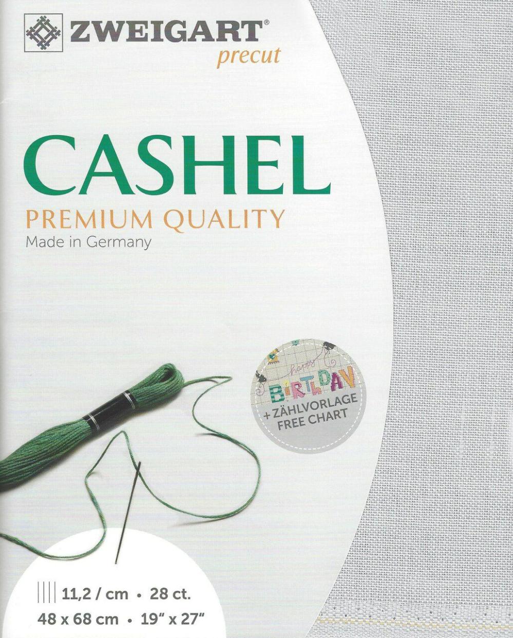 Precut Cashel 28 count Pearl Gray 3281/705  |   Cloth & Canvas Cloth & Canvas Cloth & Canvas