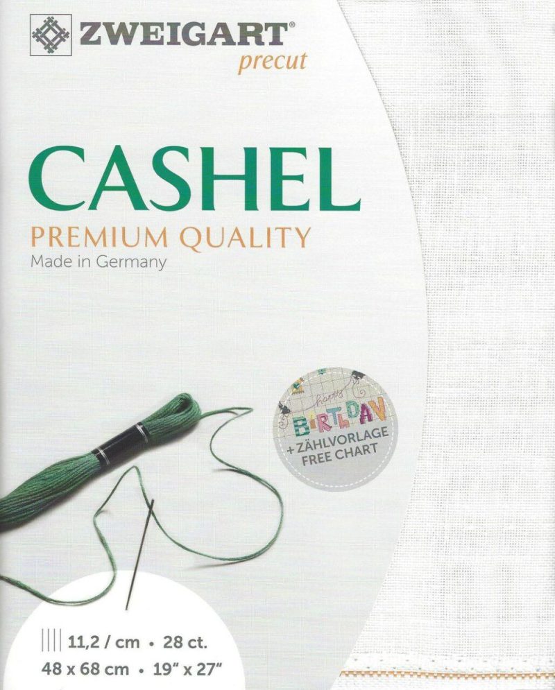 Precut  Cashel 28 count White 3281/100  |   Cloth & Canvas Cloth & Canvas Cloth & Canvas