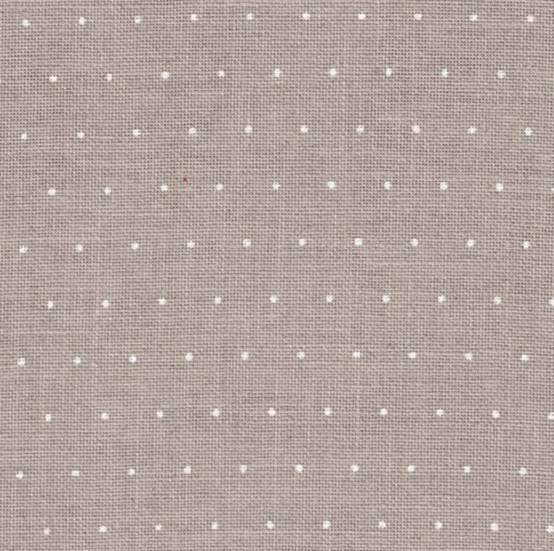 Precut Cashel Mini Dots 28 count Linen with White Mini Dots 3281/1399  |   Cloth & Canvas Cloth & Canvas Cloth & Canvas