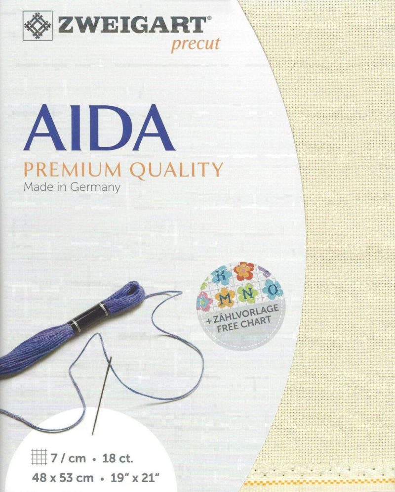 Precut Fein-Aida 18 count Platinum 3793/770  |   Cloth & Canvas Cloth & Canvas Cloth & Canvas