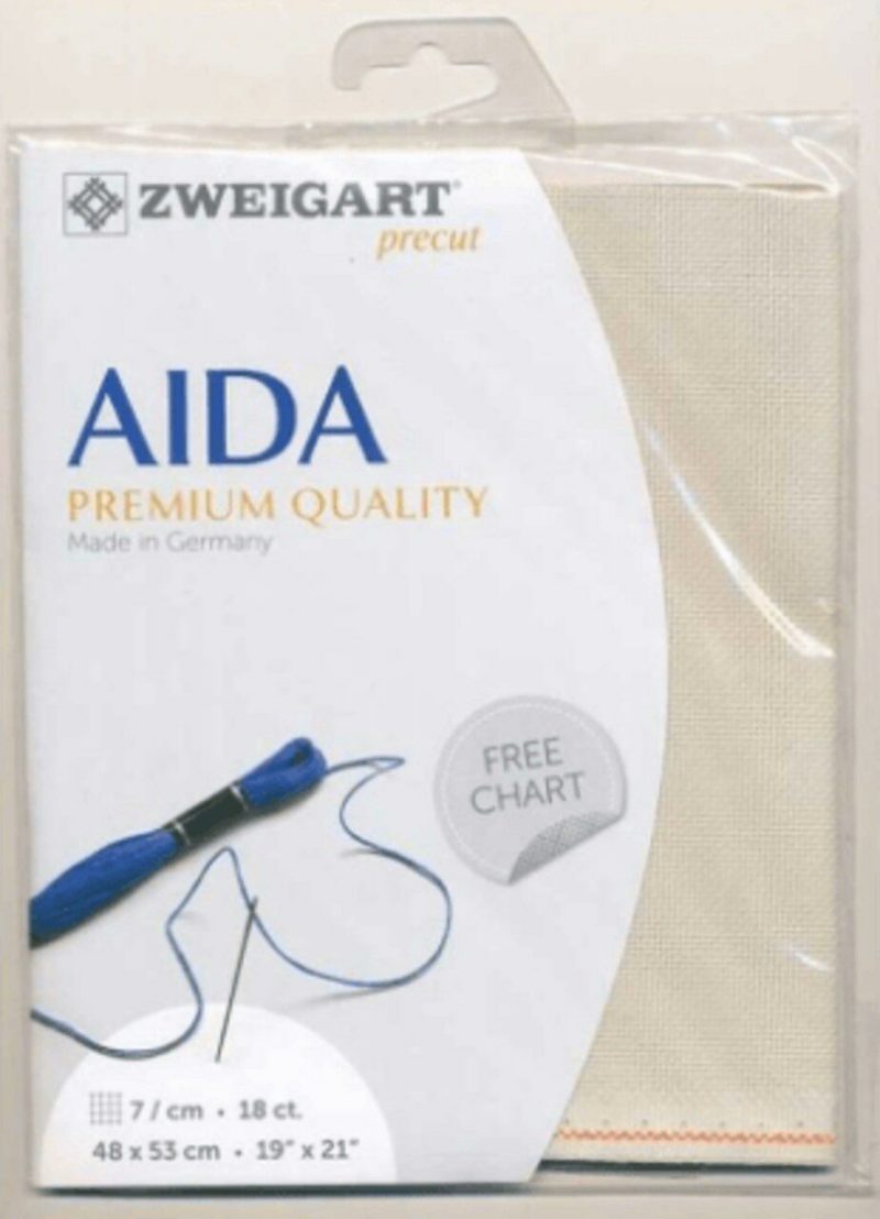 Precut Fein-Aida 18 count Platinum 3793/770  |   Cloth & Canvas Cloth & Canvas Cloth & Canvas