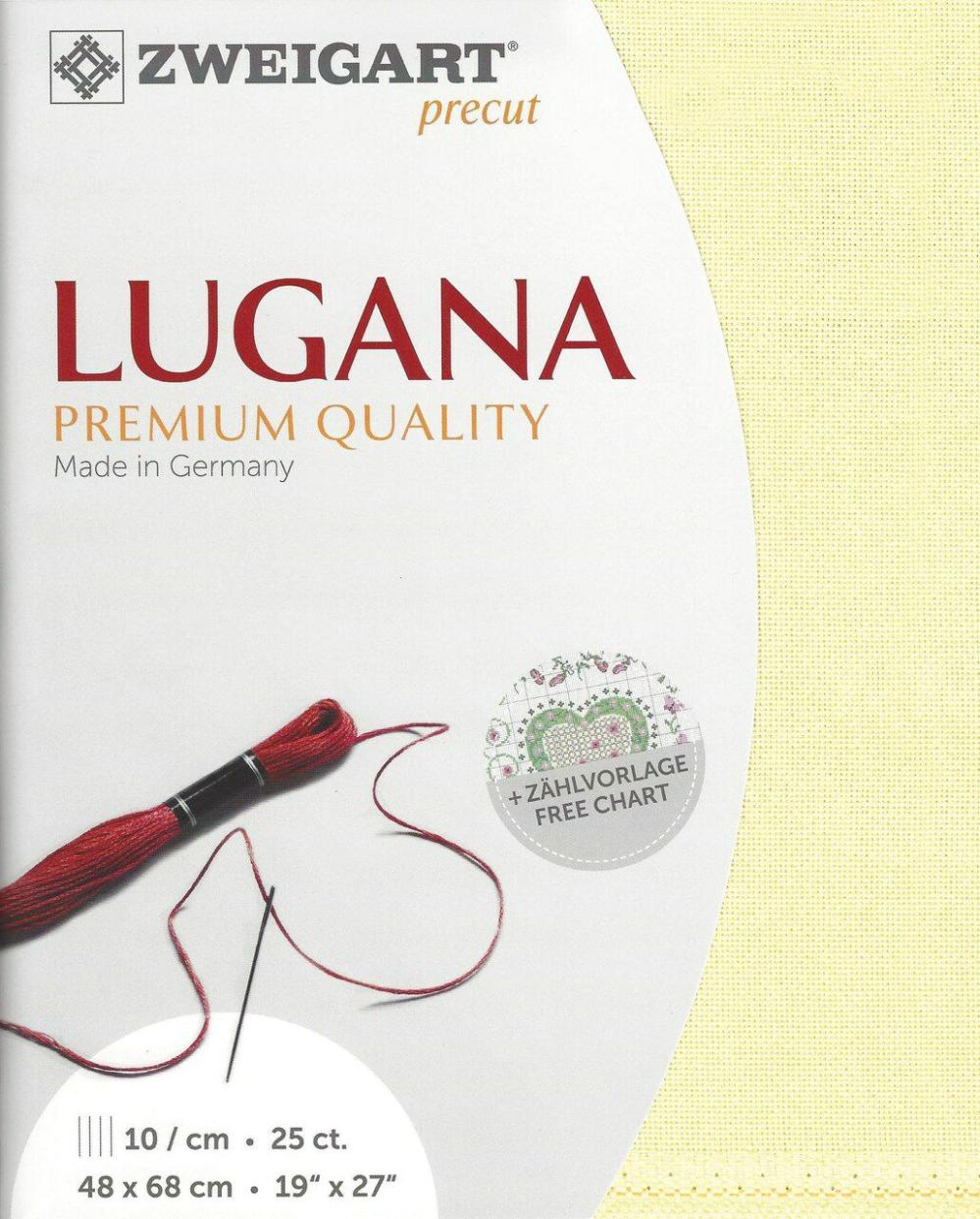 Precut Lugana 25 count Pale Daffodil 3835/274  |   Cloth & Canvas Cloth & Canvas Cloth & Canvas