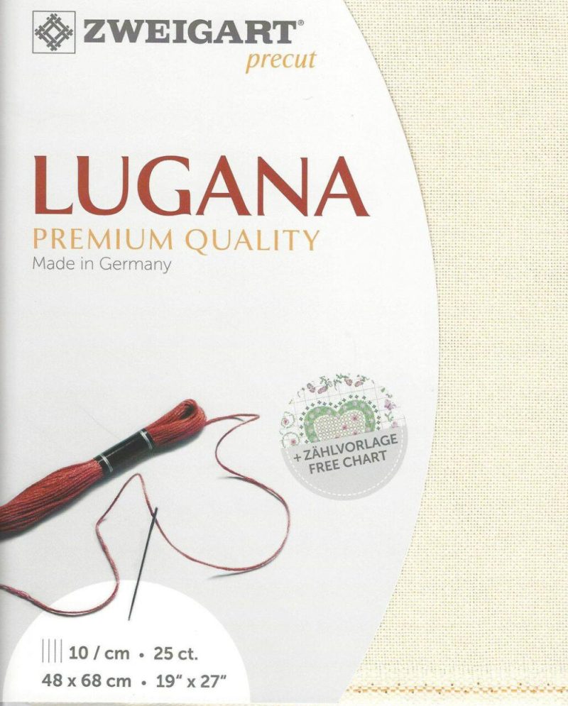 Precut  Lugana 25 count Soft Cream 3835/99  |   Cloth & Canvas Cloth & Canvas Cloth & Canvas