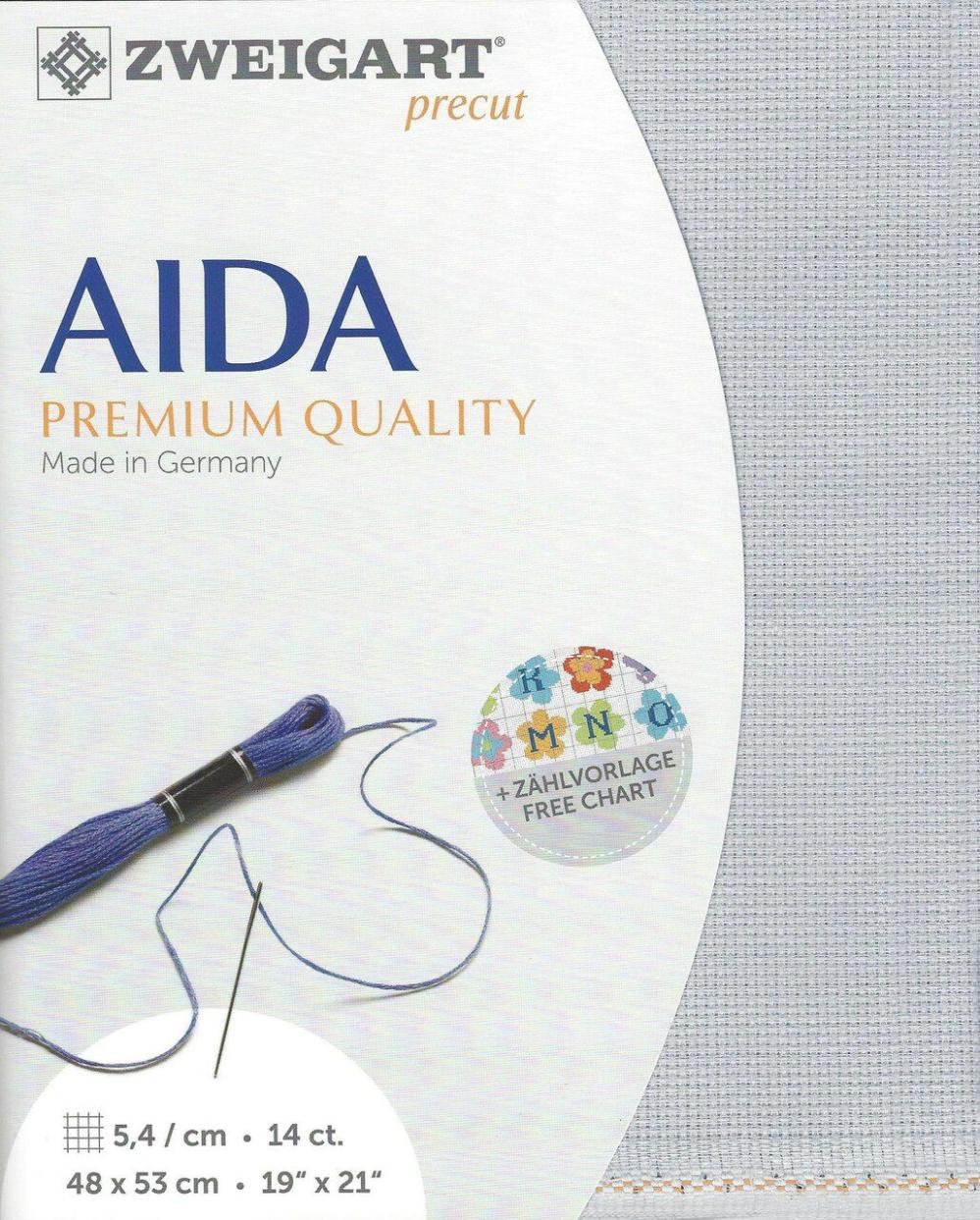 Precut Stern-Aida 3706/713 Steel-Grey  |   Cloth & Canvas Cloth & Canvas Cloth & Canvas