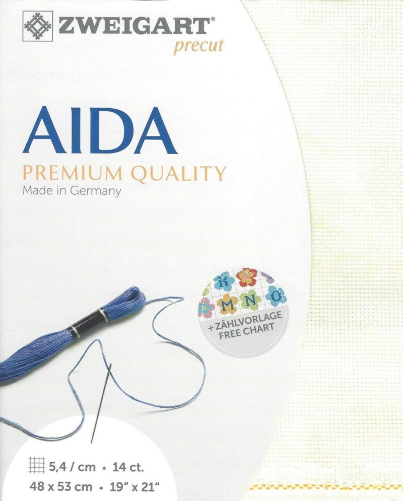 Precut  Stern-Aida Vintage 14 count Vintage Cream 3706/1019  |   Cloth & Canvas Cloth & Canvas Cloth & Canvas