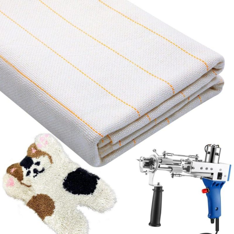 Primary Tufting Cloth with Marked Lines Large Size Tufting Cloth DIY Handmade Rug Fabric Needlework Rug Making Supplies Rug Backing Fabric for Tufting Gun Rug Punch Needle 57.6 x 39.6”  |   Rug Tufting Needlework & Fiber Arts Rug Tufting