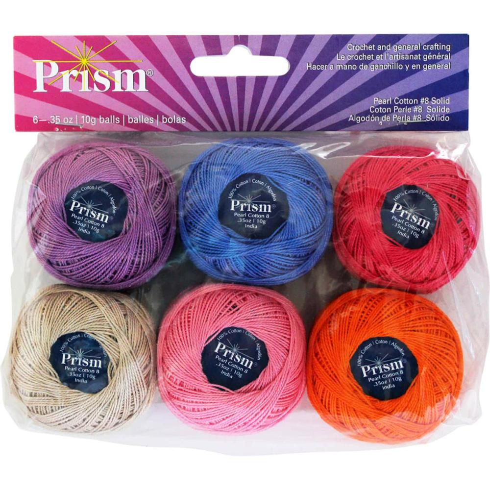 Prism® Size 8 Solid Pearl Cotton Balls, 35oz.  |   Floss Packs Floss Packs Floss Packs