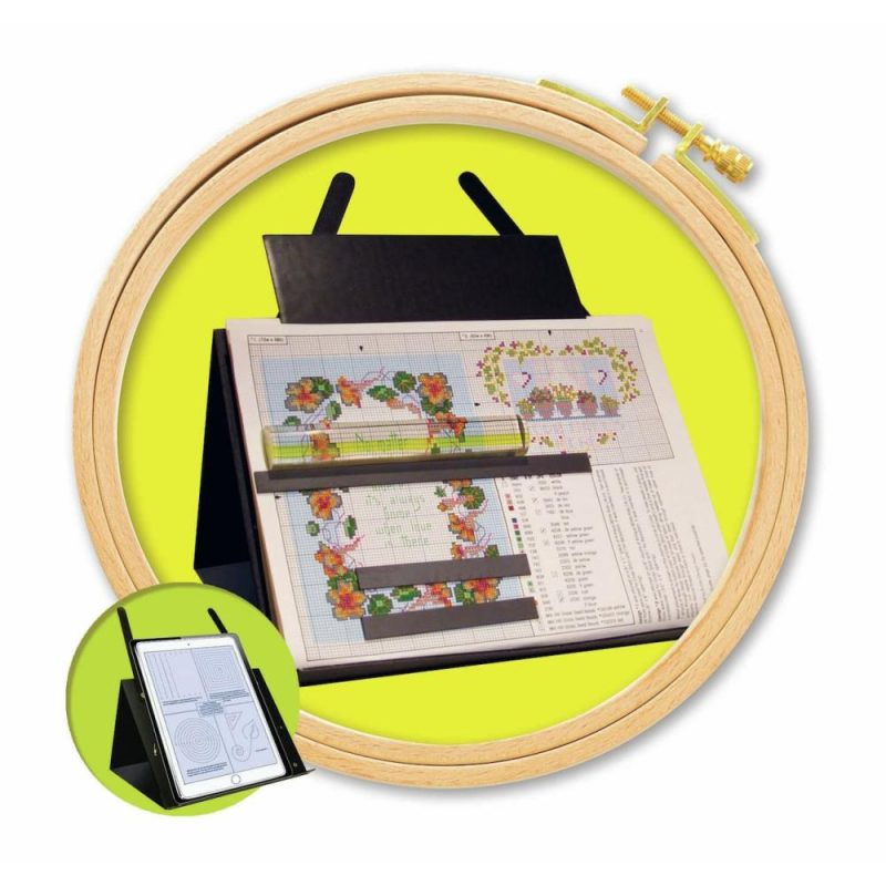 PROP-IT® Portable Magnetic Needlework Chart Holder with Magnifier  |   Cross Stitch & Embroidery Cross Stitch & Embroidery Cross Stitch & Embroidery