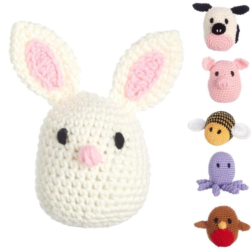 Pudgies Animals Crochet Kit, Bunny, 3″, Complete Crochet kit, Learn to Crochet Animal Starter kit for All Ages, Includes Instructions, DIY amigurumi Crochet Kits  |   Crochet Supplies Crochet Supplies Crochet Supplies