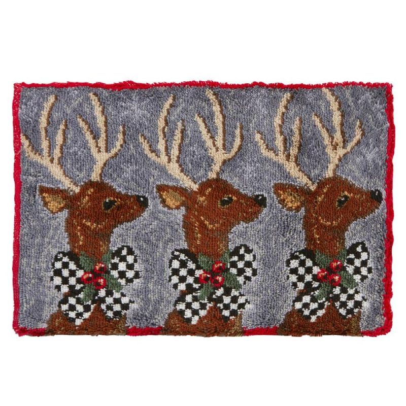 Reindeer Parade Latch Hook Kit Multicolor |   Latch Hook Latch Hook Latch Hook