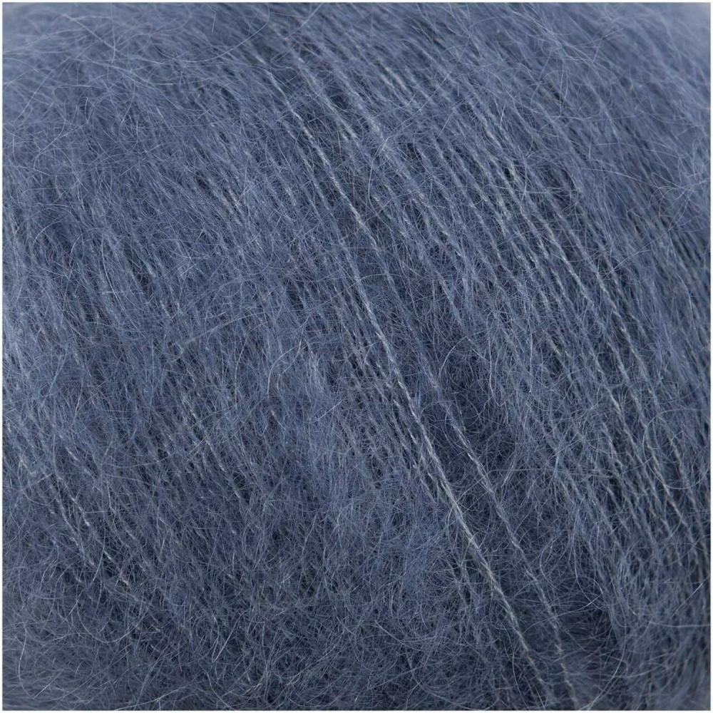 Rico Design Essentials Super Kid Mohair Loves Silk – #041 Smokey Blue  |   Basic Yarn Basic Yarn Basic Yarn