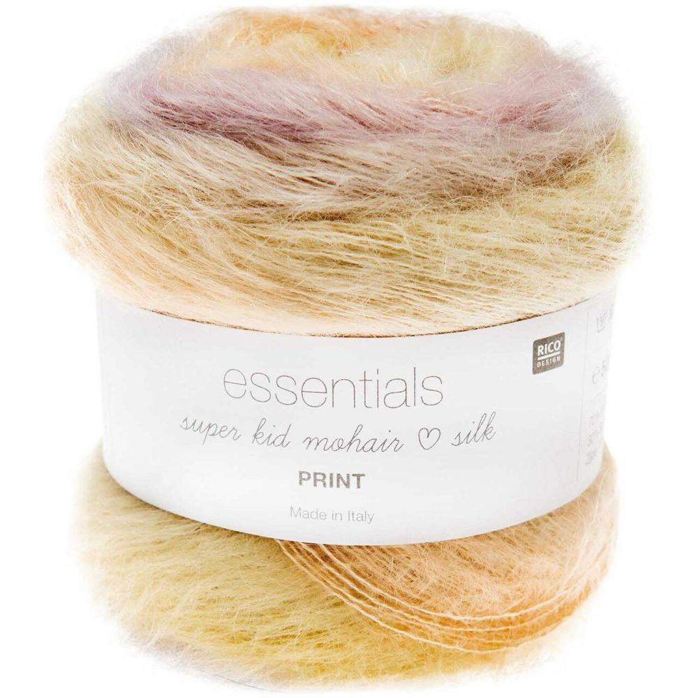 Rico Design Essentials Super Kid Mohair Loves Silk Print – 007 Sphere  |   Basic Yarn Basic Yarn Basic Yarn