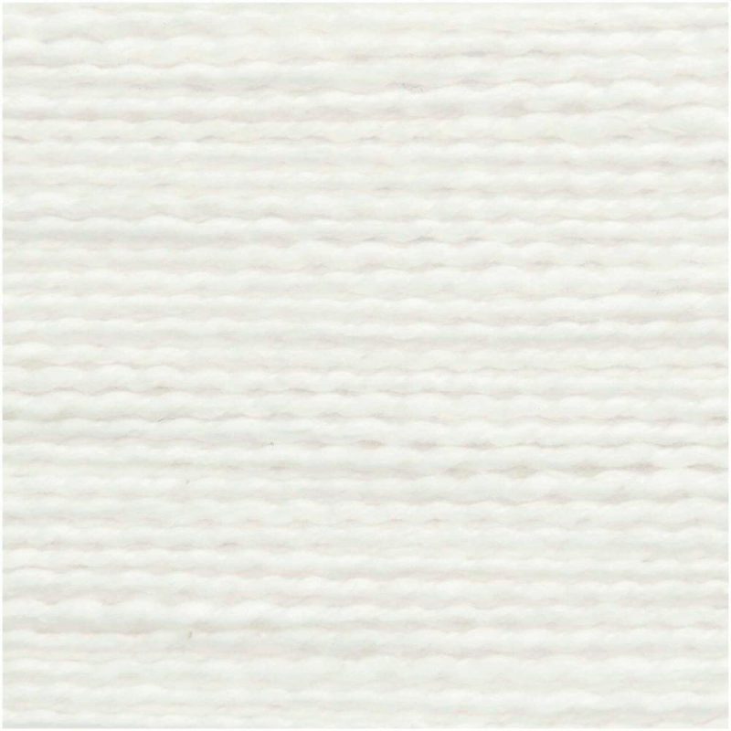 Rico Essentials Super Cotton DK – 100% Cotton – #001 White  |   Basic Yarn Basic Yarn Basic Yarn