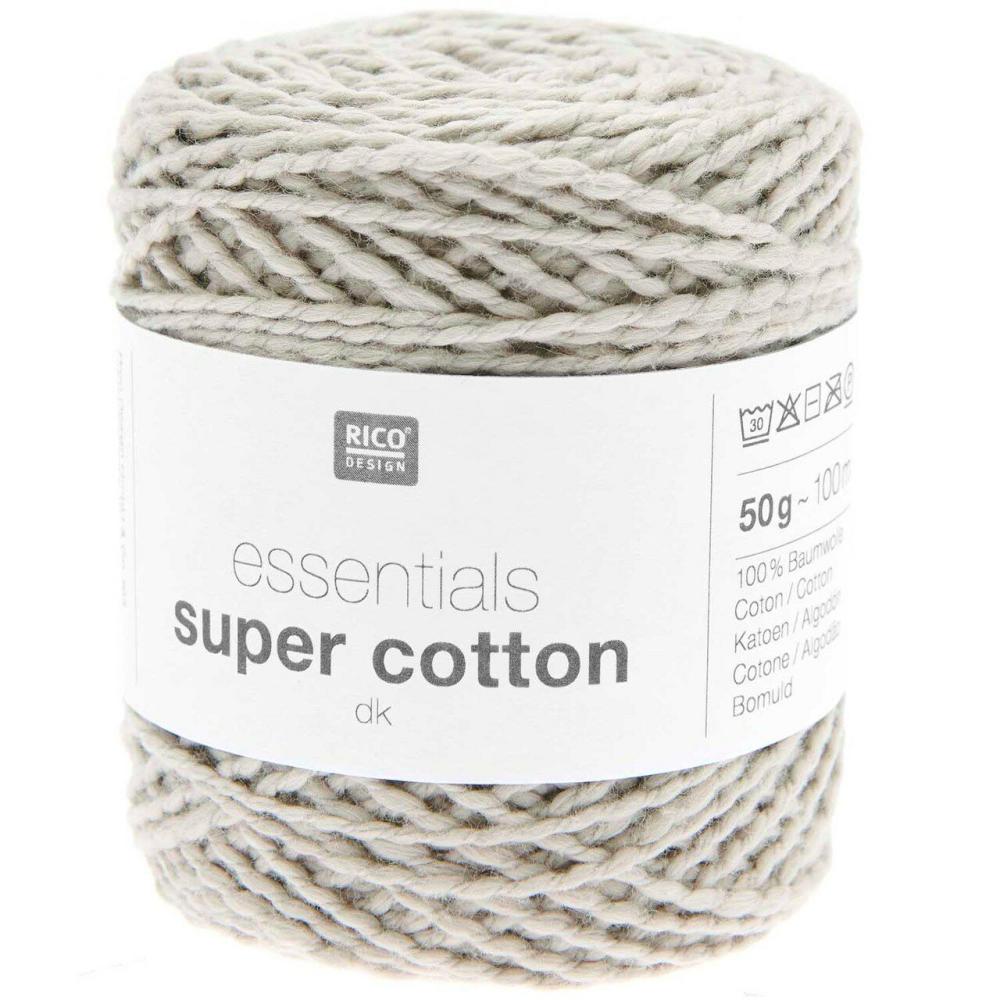 Rico Essentials Super Cotton DK – 100% Cotton – #005 Beige  |   Basic Yarn Basic Yarn Basic Yarn