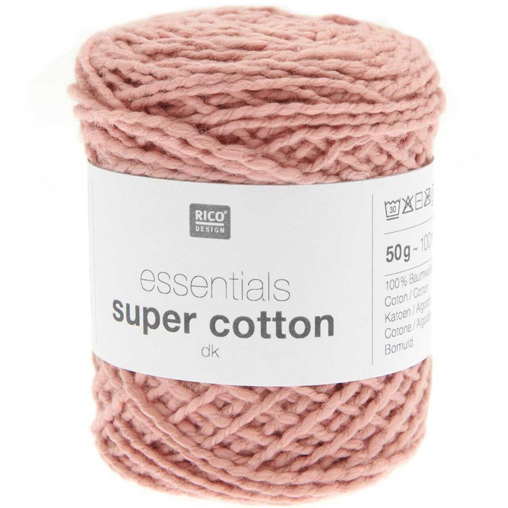 Rico Essentials Super Cotton DK – 100% Cotton – #014 Terracotta  |   Basic Yarn Basic Yarn Basic Yarn