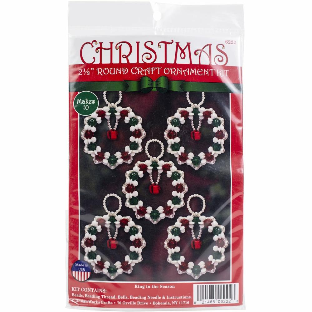 Ring In The Season Beaded Ornament Kit  |   Beadwork Beadwork Beadwork