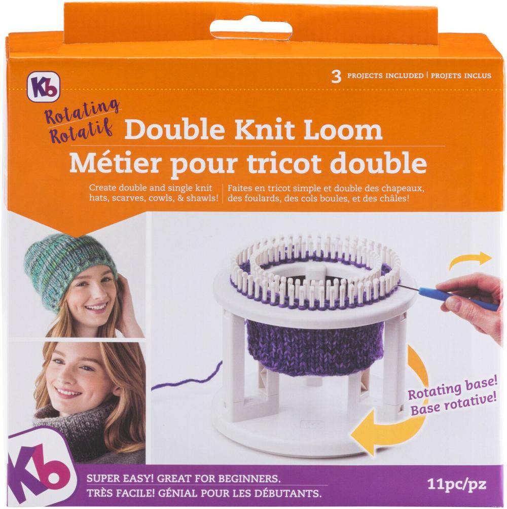 Rotating Double Knit Loom 9.5″X10.5″X3.5″  |   Knitting Supplies Knitting & Crochet Knitting Supplies