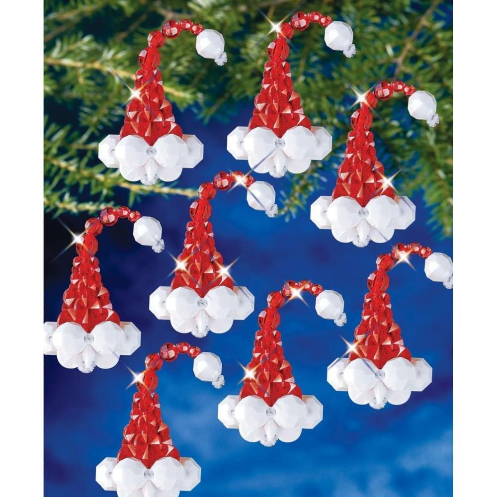 Santa’s Hat Holiday Beaded Ornament Kit  |   Beadwork Beadwork Beadwork