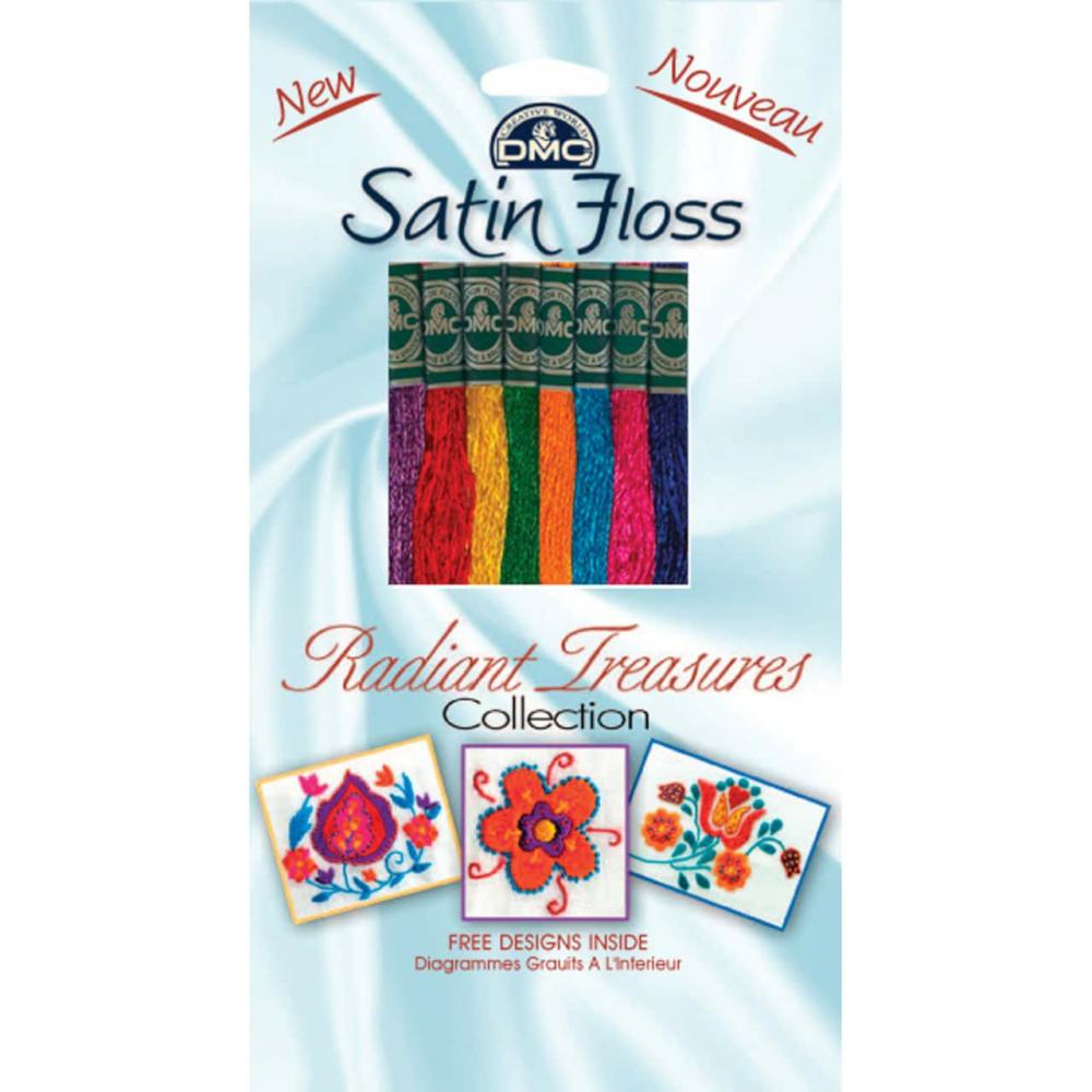 Satin Floss, Radiant Treasures Collection, 8.7yd.  |   Floss Packs Floss Packs Floss Packs