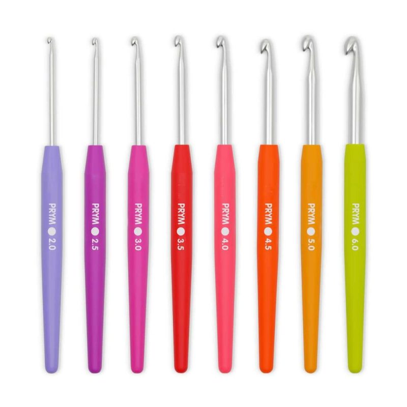 Soft Grip Aluminum Crochet Hook Set, A-J  |   Crochet Supplies Crochet Supplies Crochet Supplies