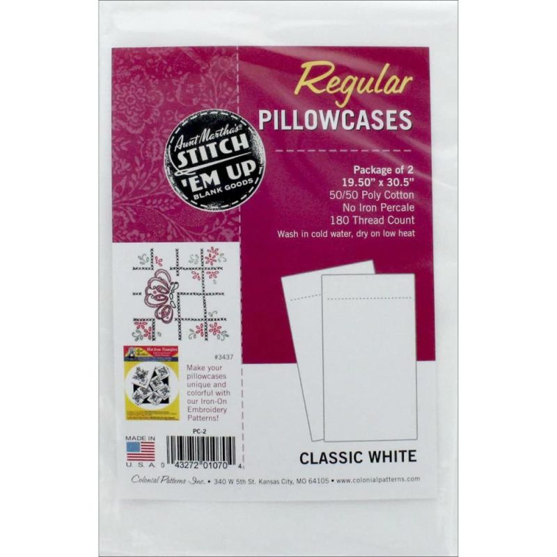 Standard Pillowcases, 2ct.  |   Cloth & Canvas Cloth & Canvas Cloth & Canvas