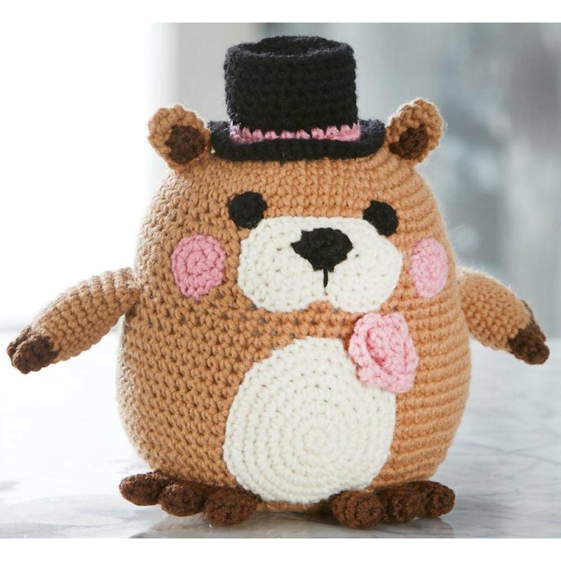 Stash the Groundhog Crochet Kit Multicolor |   Crochet Kits Crochet Kits Crochet Kits