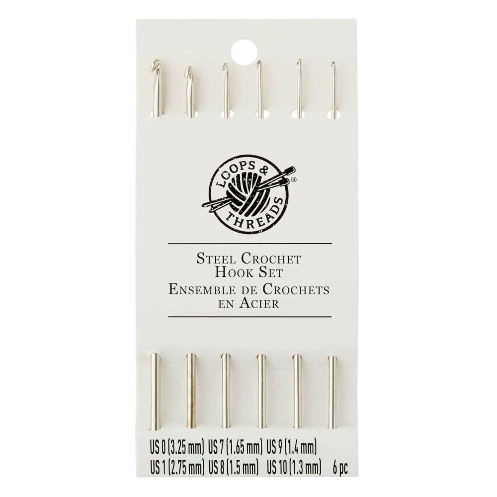 Steel Crochet Hook Set  |   Crochet Supplies Crochet Supplies Crochet Supplies