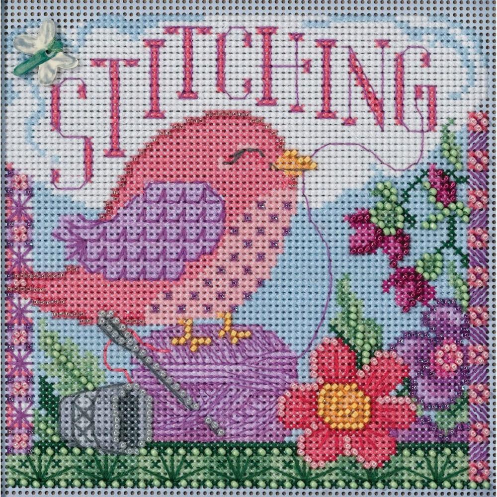 Stitching Buttons & Beads Counted Cross Stitch Kit  |   Cross Stitch & Embroidery Cross Stitch & Embroidery Cross Stitch & Embroidery