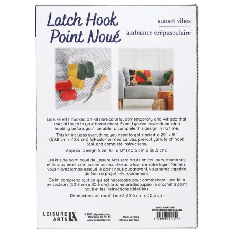 Sunset Vibes Latch Hook Kit  |   Latch Hook Latch Hook Latch Hook