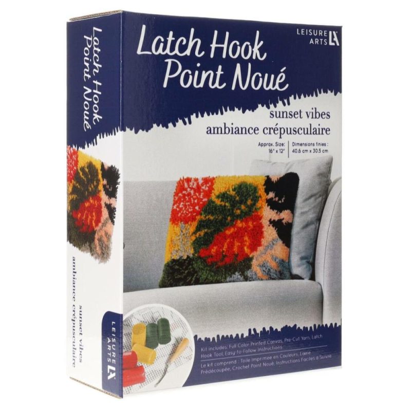 Sunset Vibes Latch Hook Kit  |   Latch Hook Latch Hook Latch Hook