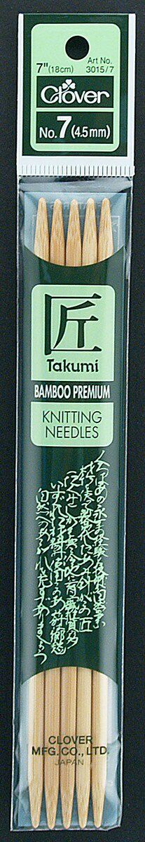 Takumi Double-Pointed Knitting Needle, 7  |   Knitting Supplies Knitting & Crochet Knitting Supplies