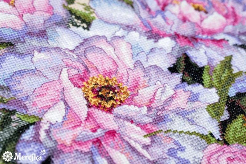 Tender Peonies K-177 Counted Cross-Stitch Kit  |   Cross Stitch & Embroidery Cross Stitch & Embroidery Cross Stitch & Embroidery