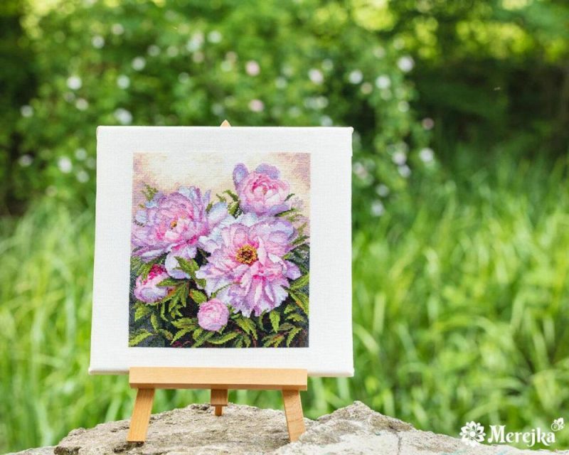 Tender Peonies K-177 Counted Cross-Stitch Kit  |   Cross Stitch & Embroidery Cross Stitch & Embroidery Cross Stitch & Embroidery