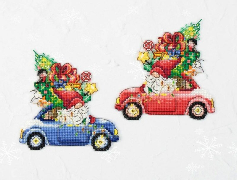 The Gift Car JK035L Counted Cross-Stitch Kit  |   Cross Stitch & Embroidery Cross Stitch & Embroidery Cross Stitch & Embroidery