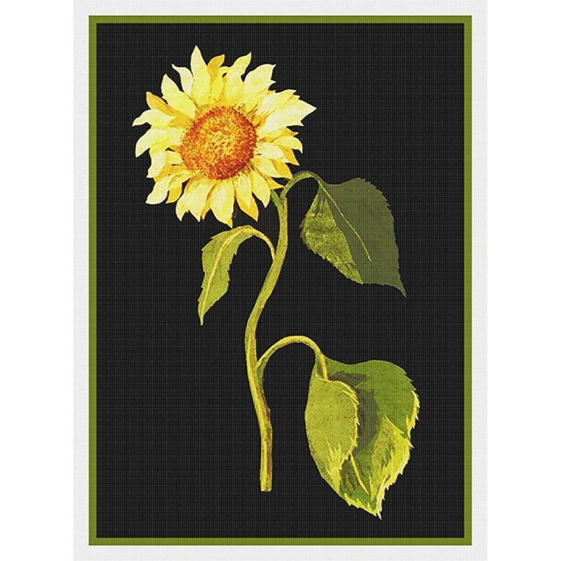 The Great Sunflower Flower by Mary Delany Counted Cross Stitch Pattern  |   Cross Stitch & Embroidery Cross Stitch & Embroidery Cross Stitch & Embroidery