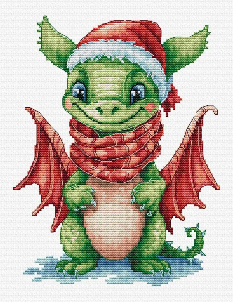 The Happy Dragon B1406L Counted Cross-Stitch Kit  |   Cross Stitch & Embroidery Cross Stitch & Embroidery Cross Stitch & Embroidery