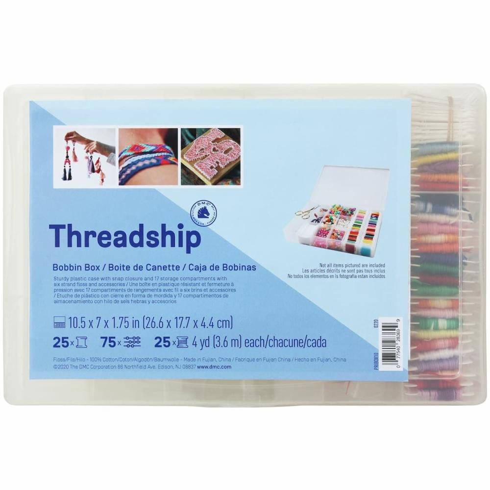 Threadship Kit Bobbin Box  |   Floss Packs Floss Packs Floss Packs