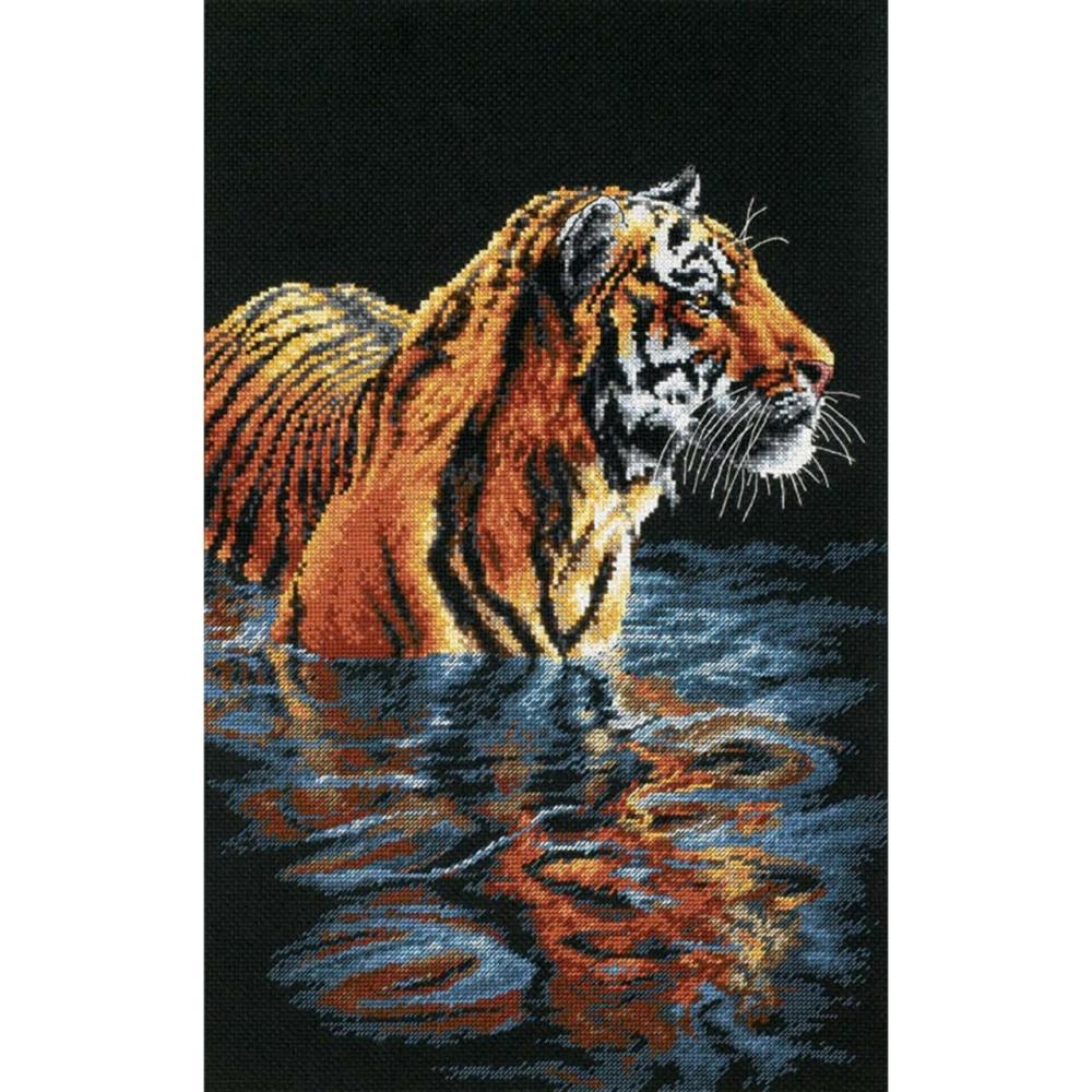 Tiger Chilling Out Counted Cross Stitch Kit  |   Cross Stitch & Embroidery Cross Stitch & Embroidery Cross Stitch & Embroidery