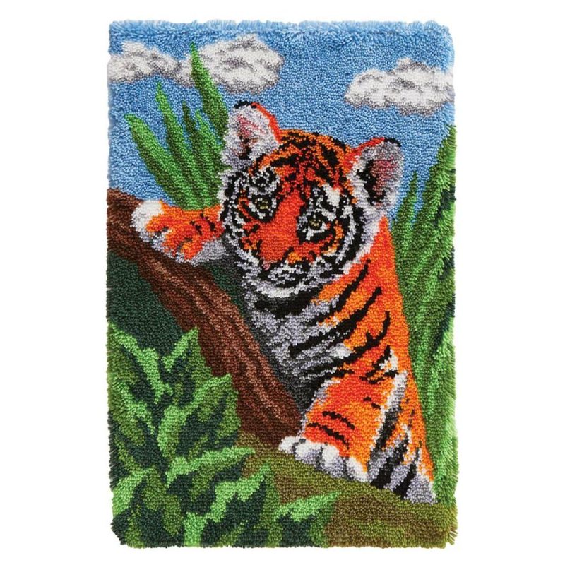 Tiger Cub Latch Hook Kit Multicolor |   Latch Hook Latch Hook Latch Hook