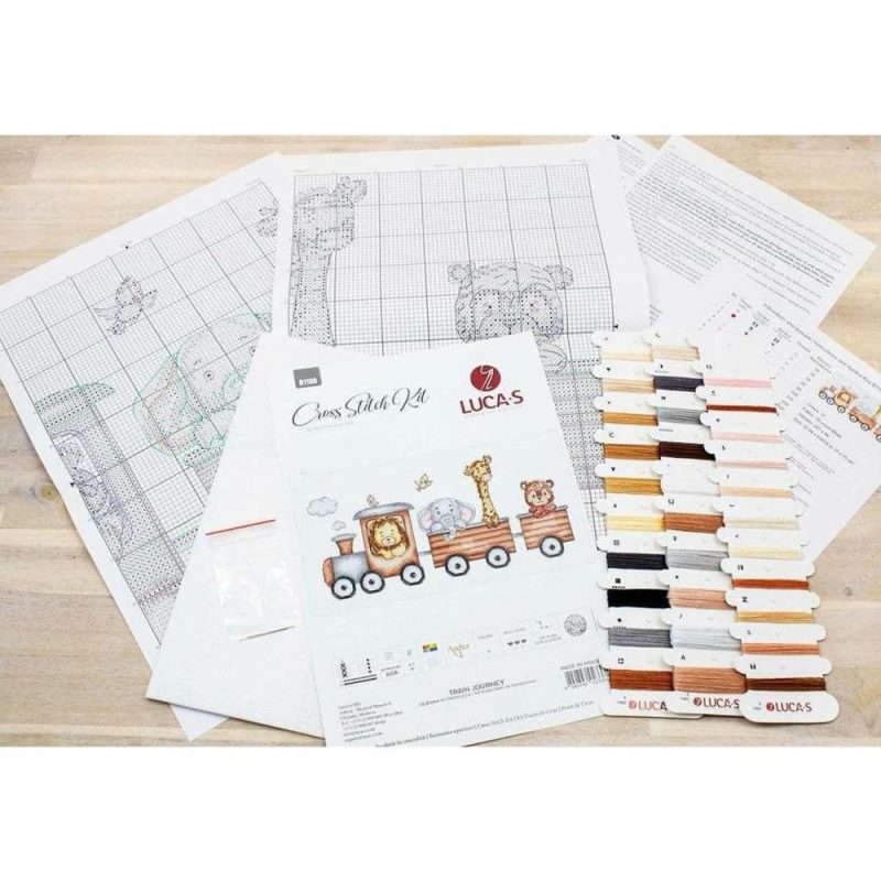 Train Journey Counted Cross Stitch Kit  |   Cross Stitch & Embroidery Cross Stitch & Embroidery Cross Stitch & Embroidery