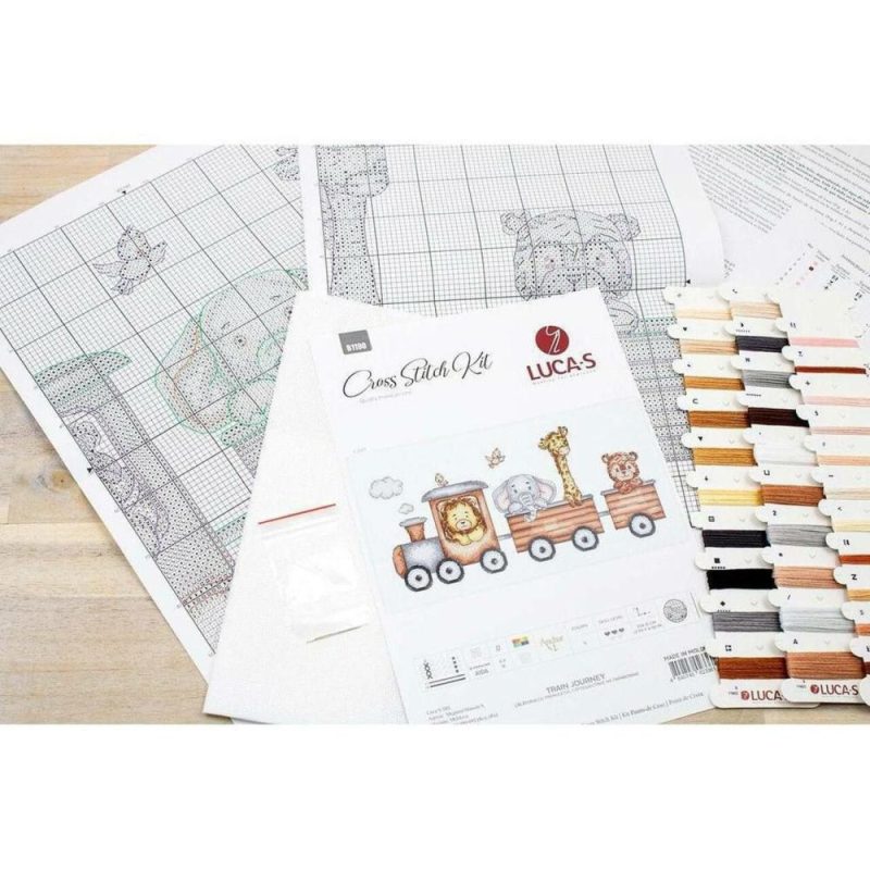 Train Journey Counted Cross Stitch Kit  |   Cross Stitch & Embroidery Cross Stitch & Embroidery Cross Stitch & Embroidery