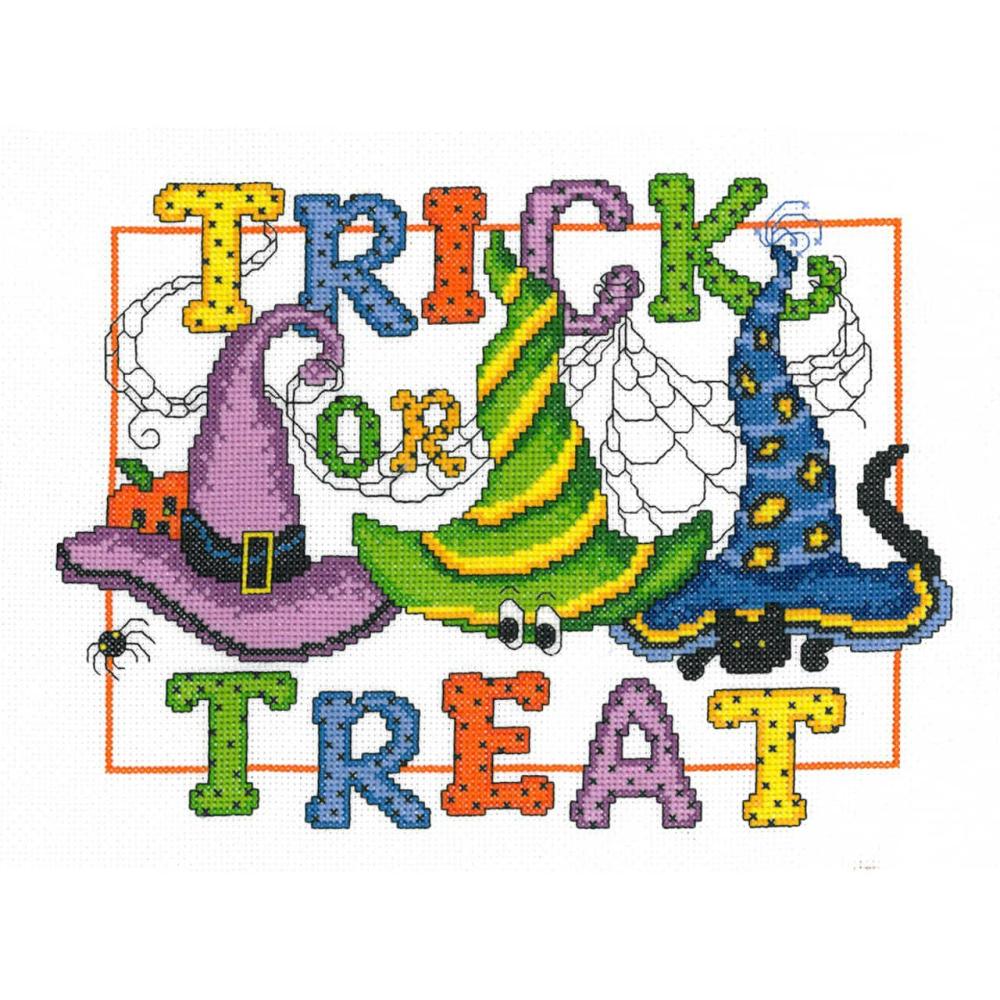 Trick Or Treat Counted Cross Stitch Kit  |   Cross Stitch & Embroidery Cross Stitch & Embroidery Cross Stitch & Embroidery