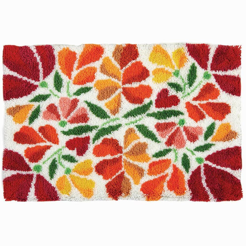 Tropical Floral Latch Hook Kit Multicolor |   Latch Hook Latch Hook Latch Hook